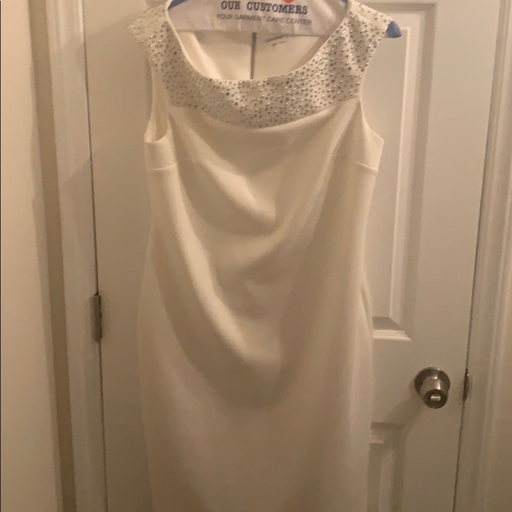 Calvin Klein bedazzled dress.